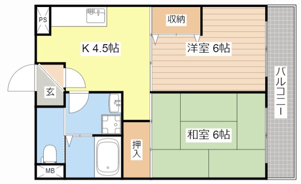 バローゼ７の物件間取画像